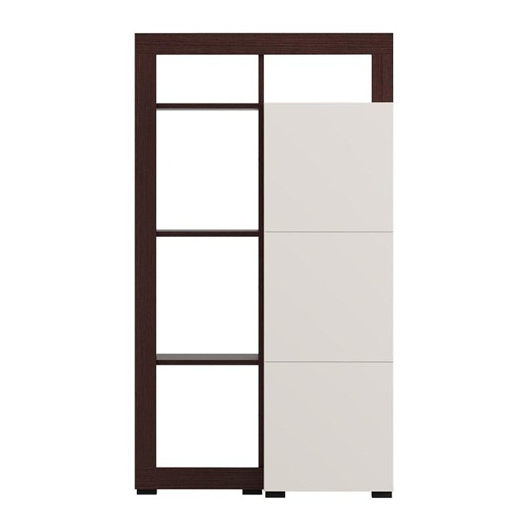 ΒΙΤΡΙΝΑ ARGYLL 1K1V OP 138 CASHMERE ΜΕ DARK TAILOR OAK ΧΡΩΜΑ 77x35x138εκ 11015799