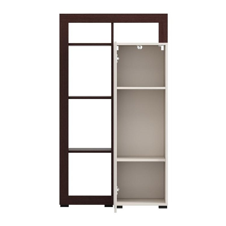 ΒΙΤΡΙΝΑ ARGYLL 1K1V OP 138 CASHMERE ΜΕ DARK TAILOR OAK ΧΡΩΜΑ 77x35x138εκ 11015799