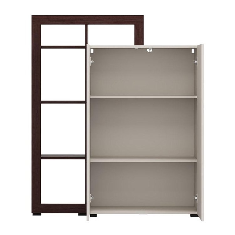ΒΙΤΡΙΝΑ ARGYLL 2K2V OP 138 CASHMERE ΜΕ DARK TAILOR OAK ΧΡΩΜΑ 116x35x138εκ 11015791