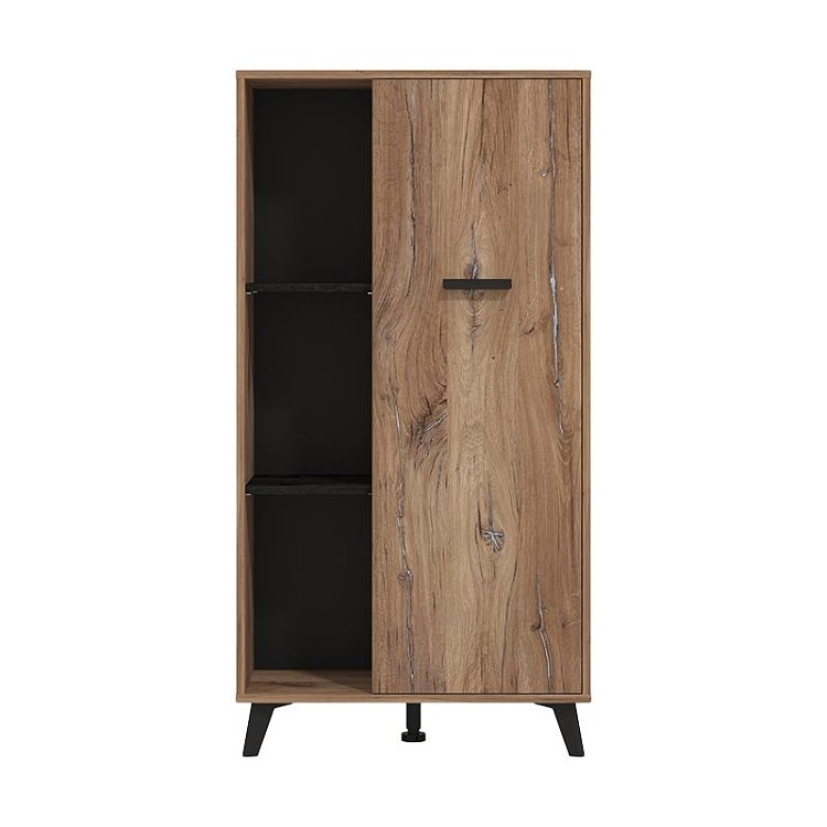 ΒΙΤΡΙΝΑ CORVIA POP FLAGSTAF-CARBON 68x33x130εκ 11013120