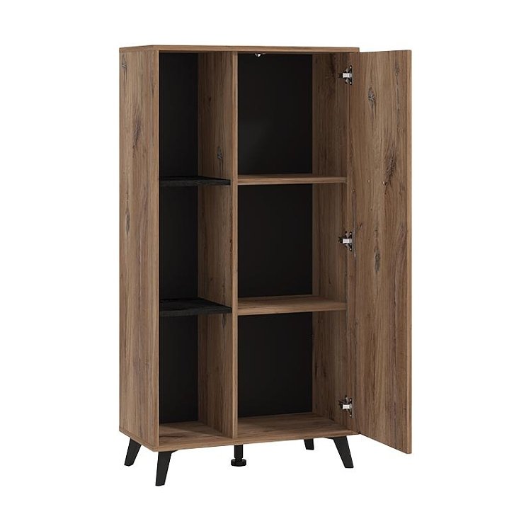 ΒΙΤΡΙΝΑ CORVIA POP FLAGSTAF-CARBON 68x33x130εκ 11013120