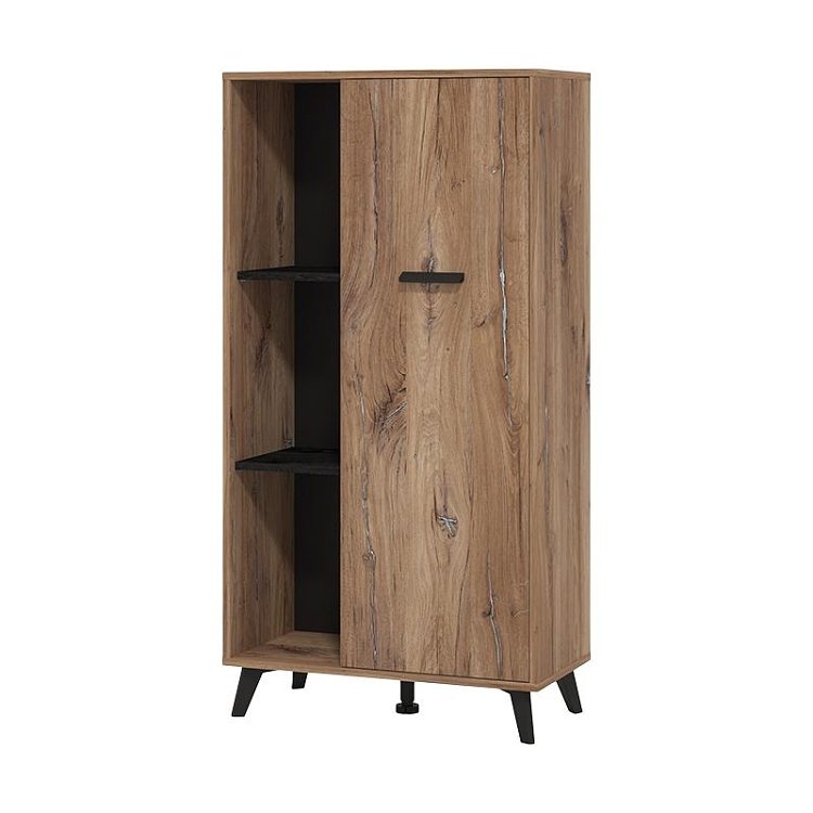 ΒΙΤΡΙΝΑ CORVIA POP FLAGSTAF-CARBON 68x33x130εκ 11013120