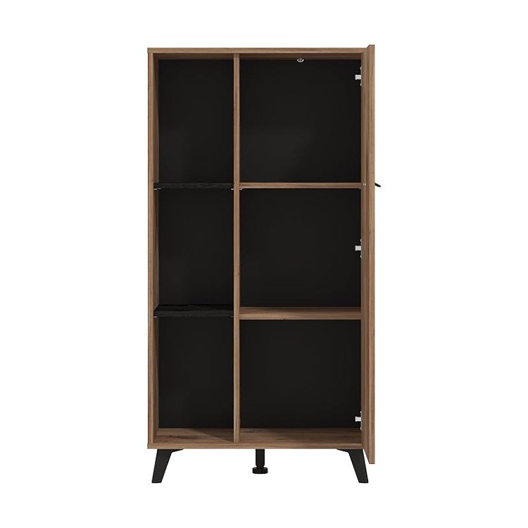 ΒΙΤΡΙΝΑ CORVIA POP FLAGSTAF-CARBON 68x33x130εκ 11013120