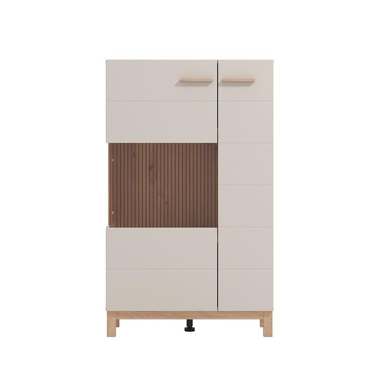 ΒΙΤΡΙΝΑ ESSEX 2K VS1 127 CASHMERE/ARTISAN OAK 77x35x128εκ 11014479
