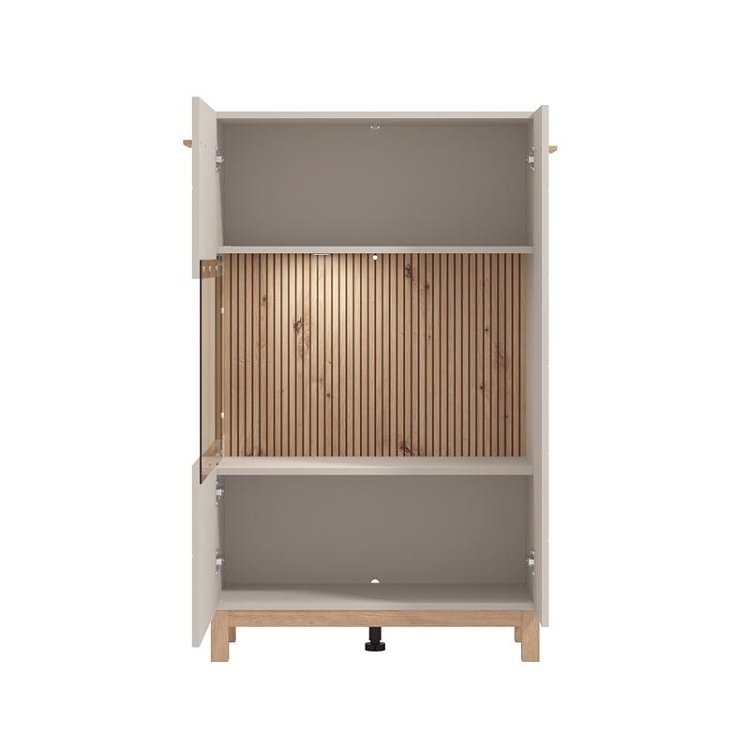 ΒΙΤΡΙΝΑ ESSEX 2K VS1 127 CASHMERE/ARTISAN OAK 77x35x128εκ 11014479