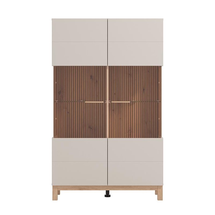 ΒΙΤΡΙΝΑ ESSEX 2K VS2 147 CASHMERE/ARTISAN OAK 90x35x147εκ 11014496