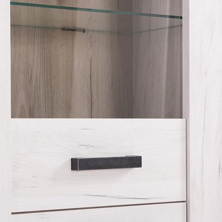 ΒΙΤΡΙΝΑ Kent VS GREY OAK-WHITE OAK 68x36x195εκ knt 11008834