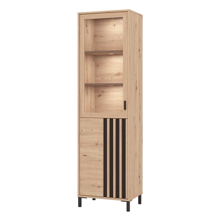 ΒΙΤΡΙΝΑ LAVAL 1K VS1 193 ARTISAN ΟΑΚ/ΜΑΥΡΟ 55x40x193εκ 11014534