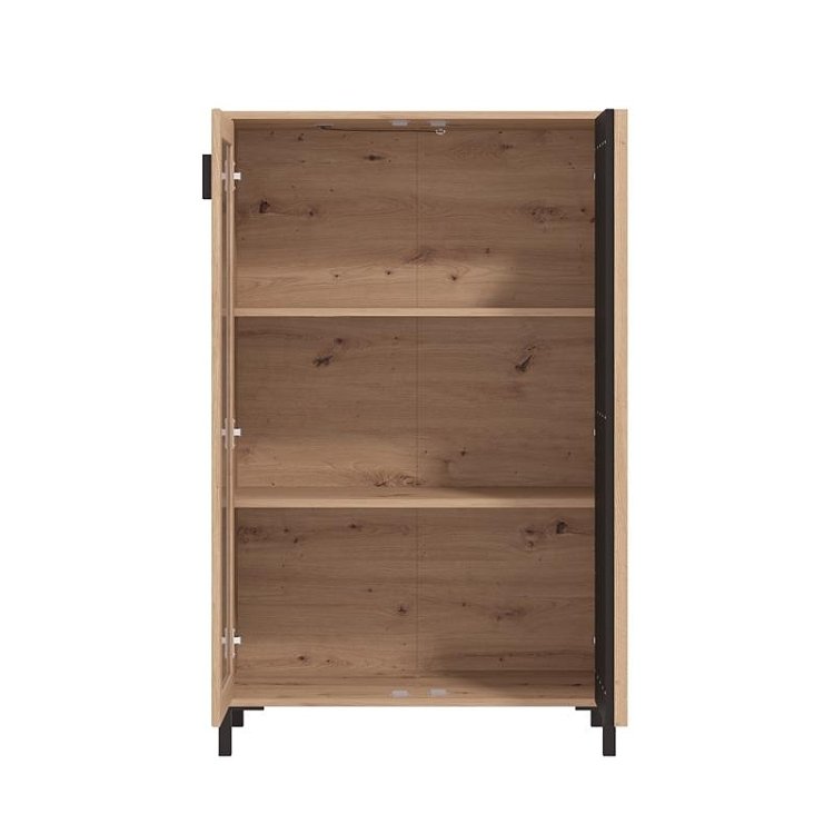 ΒΙΤΡΙΝΑ LAVAL 2K VS1 129 ARTISAN ΟΑΚ/ΜΑΥΡΟ 80x40x129εκ 11014536