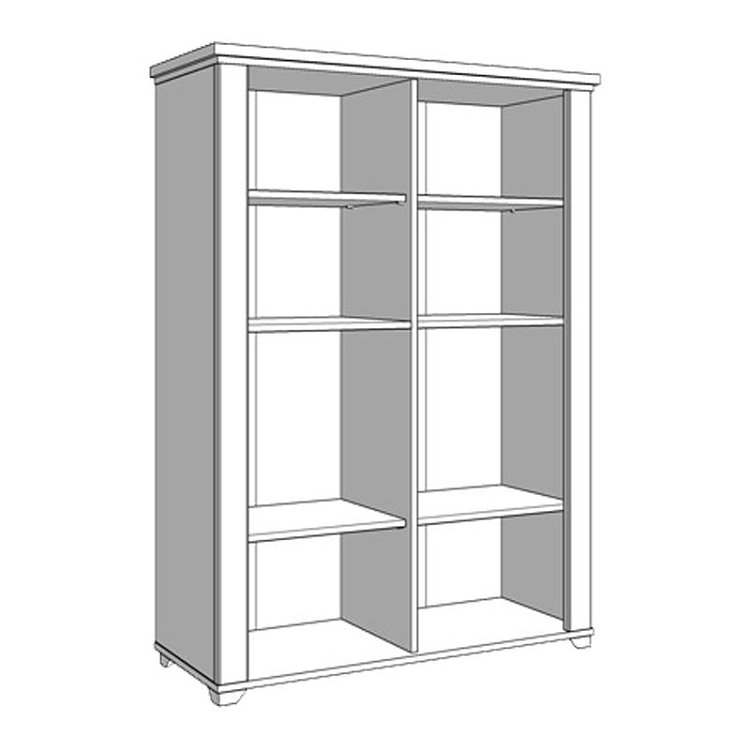 ΒΙΤΡΙΝΑ VALENCIA POP 2K ΛΕΥΚΟ-ARTISAN OAΚ-ΛΕΥΚΟ ΜΑΤ ΧΡΩΜΑ 103.5x41x143εκ 11011381