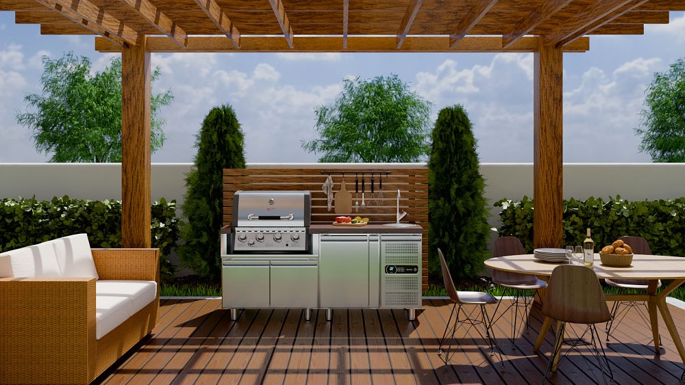THERMOGATZ SEMI-PROF TGH-BI-M61 BBQ Υγραερίου 4+1 17,5kW 03.313.421