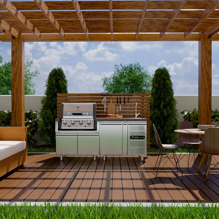 THERMOGATZ SEMI-PROF TGH-BI-M61 BBQ Υγραερίου 4+1 17,5kW 03.313.421