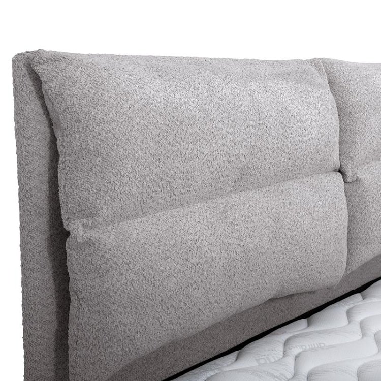 ΔΙΠΛΟ ΚΡΕΒΑΤΙ Fylliana Andros ΓΚΡΙ ΧΡΩΜΑ 175x214x115εκ (160x200) 887-225-020