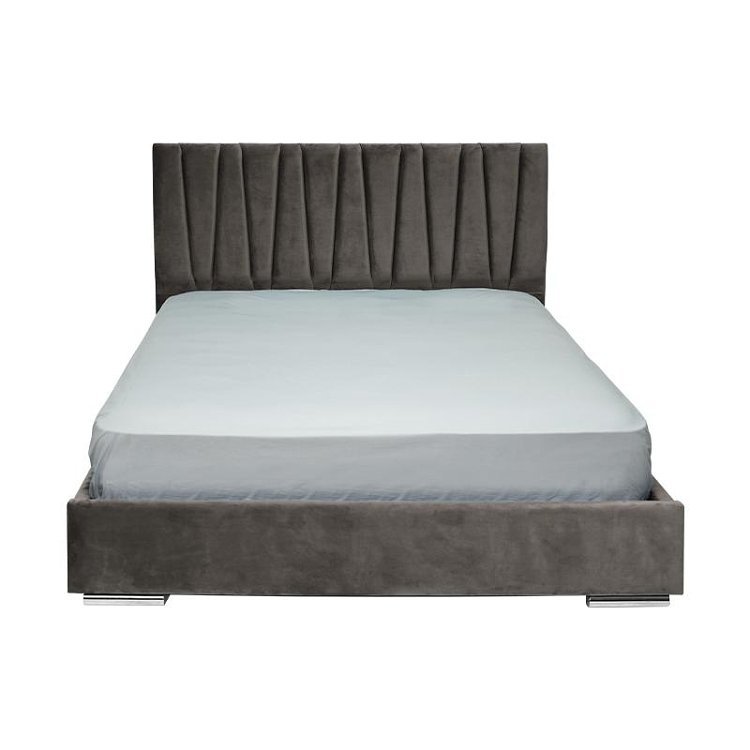 ΔΙΠΛΟ ΚΡΕΒΑΤΙ Fylliana Palermo TAUPE ΧΡΩΜΑ ΥΦΑΣΜΑΤΟΣ 175x214x115εκ (160x200) 887-223-004