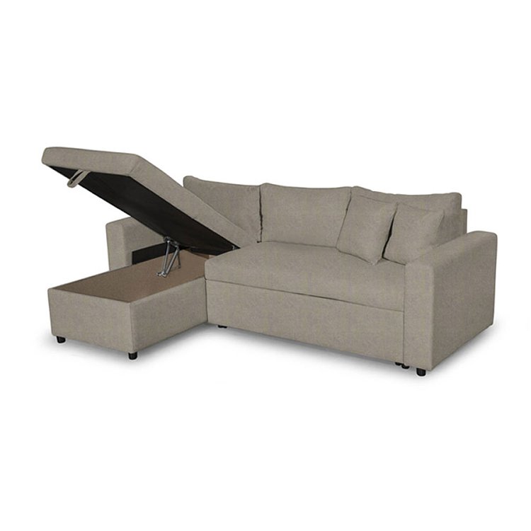 Γωνιακός Καναπές-Κρεβάτι Ellie 1043 IN Taupe 400-27-013