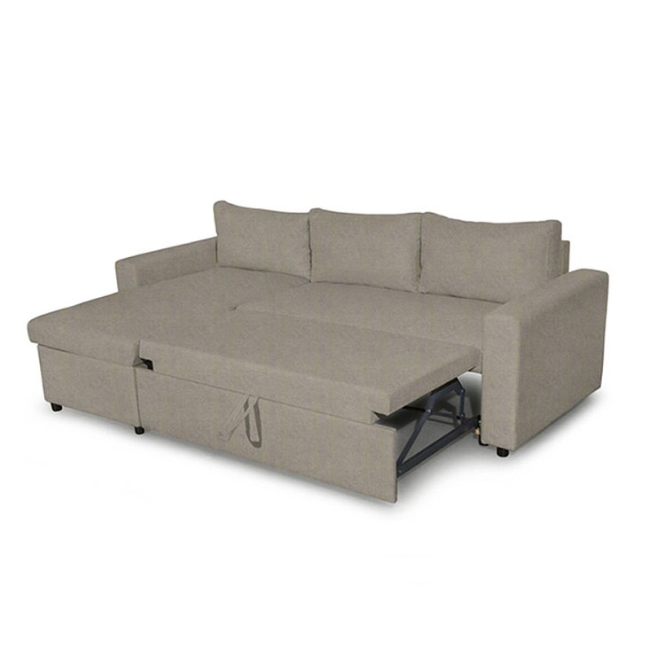 Γωνιακός Καναπές-Κρεβάτι Ellie 1043 IN Taupe 400-27-013