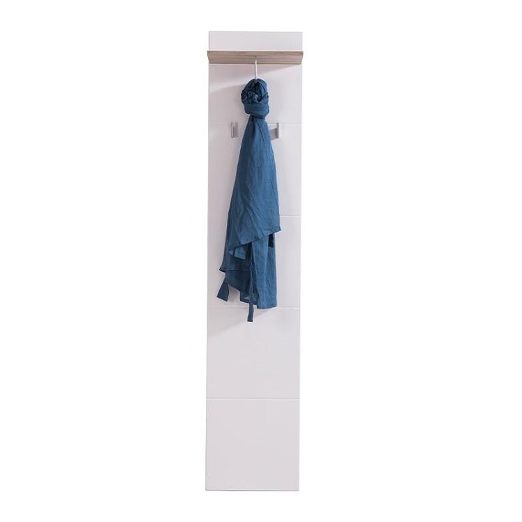ΕΠΙΠΛΟ ΧΩΛ Beny CIV 390 GREY OAK-ΛΕΥΚΗ ΛΑΚΑ 39x25,5x190εκ 11008557