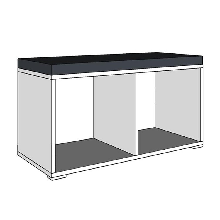 ΕΠΙΠΛΟ ΧΩΛ Beny ΚΟΜ 760 ΛΕΥΚΟ-ΛΕΥΚΗ ΛΑΚΑ 79x35x45εκ 11008567