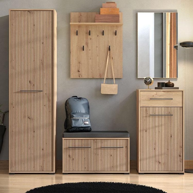 ΕΠΙΠΛΟ ΧΩΛ LANDES KOM ARTISAN OAK 80x40x44εκ 11013432