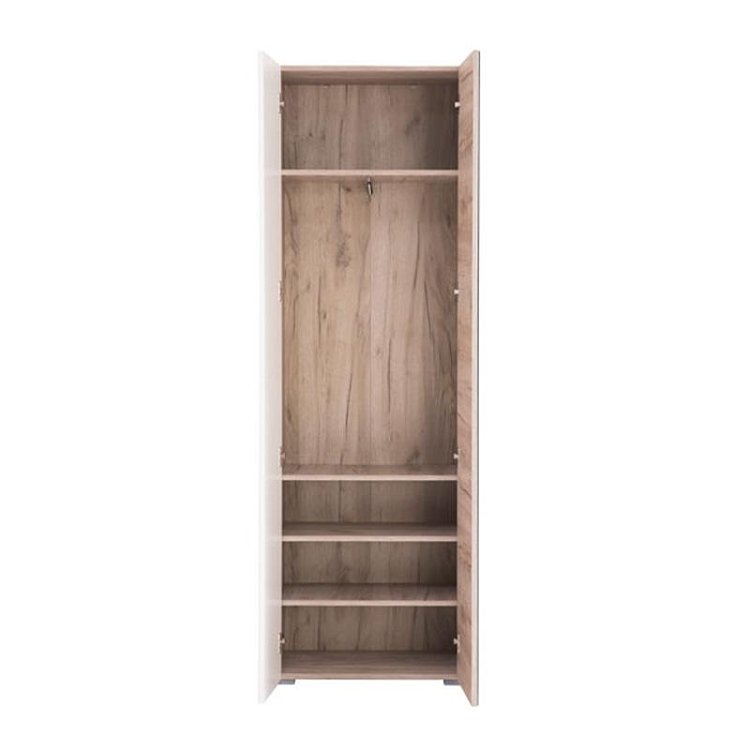 ΕΠΙΠΛΟ ΧΩΛ ΜΕ ΚΑΘΡΕΦΤΗ Beny 2K OG GREY-ΛΕΥΚΗ ΛΑΚΑ 60x35x192,5εκ fxtr 11008560