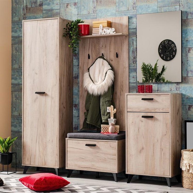 ΕΠΙΠΛΟ ΧΩΛ UMBRIA CIV GREY OAK 69x17,5x137εκ 11008181