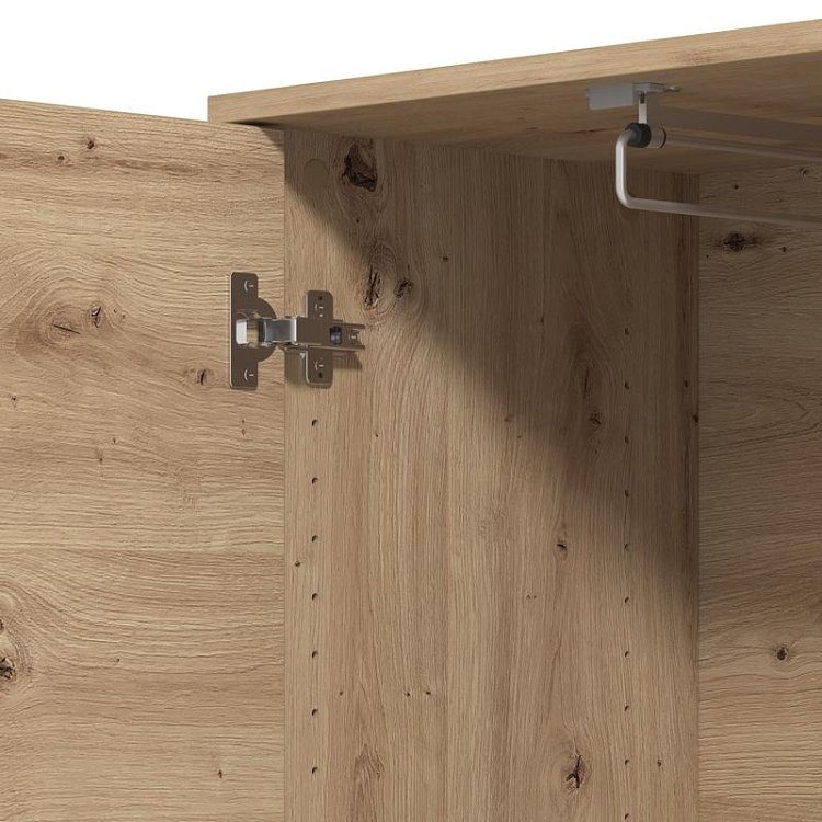 ΕΠΙΠΛΟ ΕΙΣΟΔΟΥ-ΧΩΛ ARRAN P1 OG ARTISAN OAK/ΜΑΥΡΟ ΜΑΤΤ ΧΡΩΜΑ 55x40x205εκ 11014055