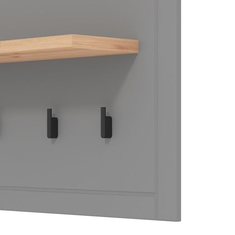 ΕΠΙΠΛΟ ΕΙΣΟΔΟΥ VALENCIA CIV ARTISAN OAΚ-ΓΚΡΙ ΜΑΤ 87x20x57εκ fxtr 11011366