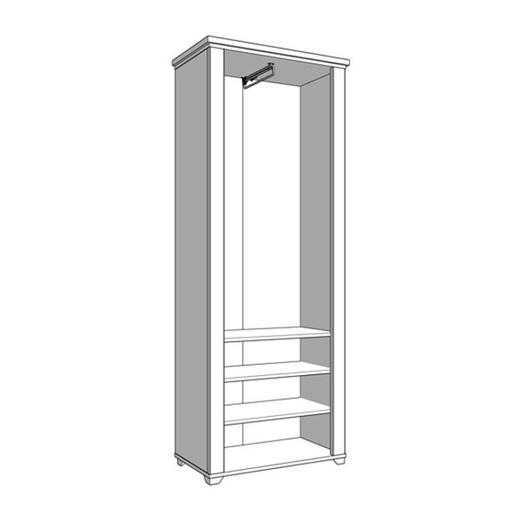 ΕΠΙΠΛΟ ΕΙΣΟΔΟΥ VALENCIA P2 OG ΛΕΥΚΟ-ARTISAN OAΚ-ΛΕΥΚΟ ΜΑΤ 75x41x194,5εκ fxtr 11011370