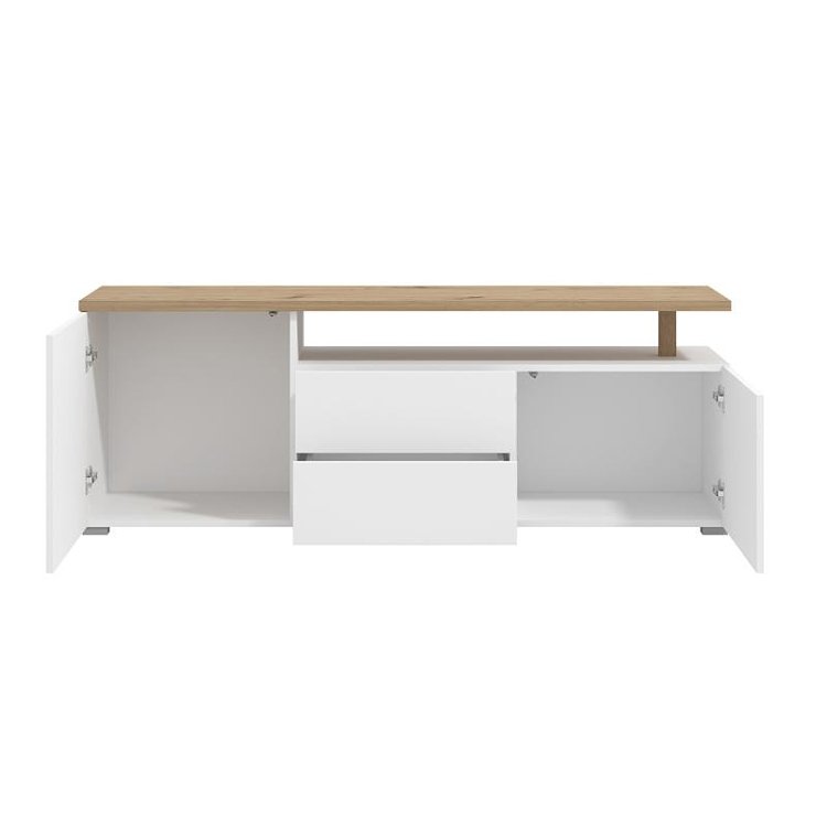 ΕΠΙΠΛΟ ΤΗΛΕΟΡΑΣΗΣ ATERNO 154 3K2F2V ΛΕΥΚΟ-ARTISAN OAK-ARTISAN OAK FOIL ΧΡΩΜΑ 154x40x56εκ 11014197
