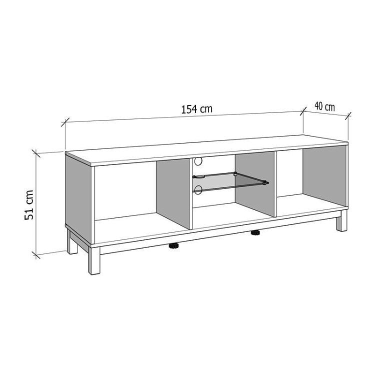 ΕΠΙΠΛΟ ΤΗΛΕΟΡΑΣΗΣ ESSEX 154 3K2V CASHMERE 154x42x51εκ 11014498