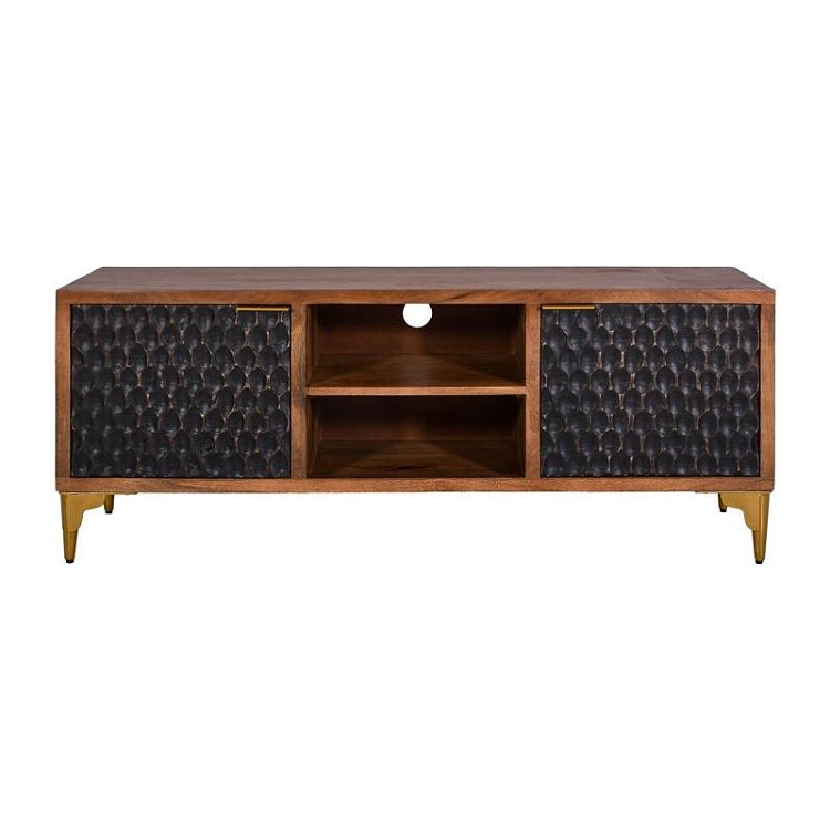 ΕΠΙΠΛΟ ΤΗΛΕΟΡΑΣΗΣ Fylliana Amrita ΚΑΦΕ ΧΡΩΜΑ 140x40x55εκ 938-124-017