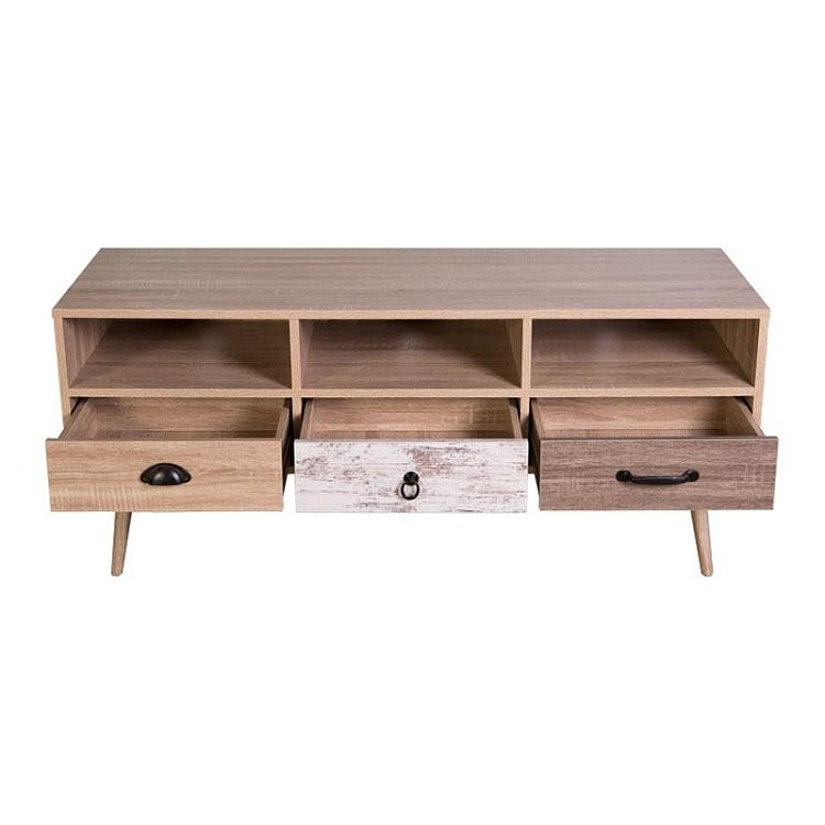 ΕΠΙΠΛΟ ΤΗΛΕΟΡΑΣΗΣ Fylliana "Lounge" SONOMA OAK 120x39,5x50εκ 271-123-056