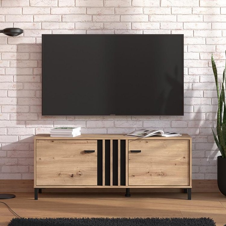 ΕΠΙΠΛΟ ΤΗΛΕΟΡΑΣΗΣ LAVAL 131 2K2V ARTISAN ΟΑΚ/ΜΑΥΡΟ 132x40x52εκ 11014526