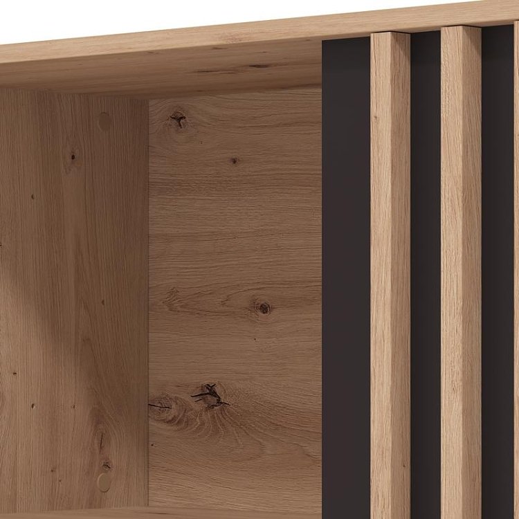 ΕΠΙΠΛΟ ΤΗΛΕΟΡΑΣΗΣ LAVAL 131 2K2V ARTISAN ΟΑΚ/ΜΑΥΡΟ 132x40x52εκ 11014526