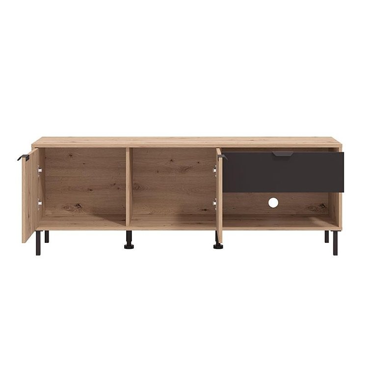 ΕΠΙΠΛΟ ΤΗΛΕΟΡΑΣΗΣ MAYENNE 150 3K1F2V ARTISAN OAK-ΜΑΥΡΟ MAT 151x40x55εκ 11013360