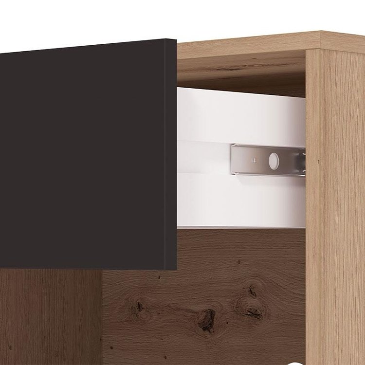 ΕΠΙΠΛΟ ΤΗΛΕΟΡΑΣΗΣ MAYENNE 150 3K1F2V ARTISAN OAK-ΜΑΥΡΟ MAT 151x40x55εκ 11013360