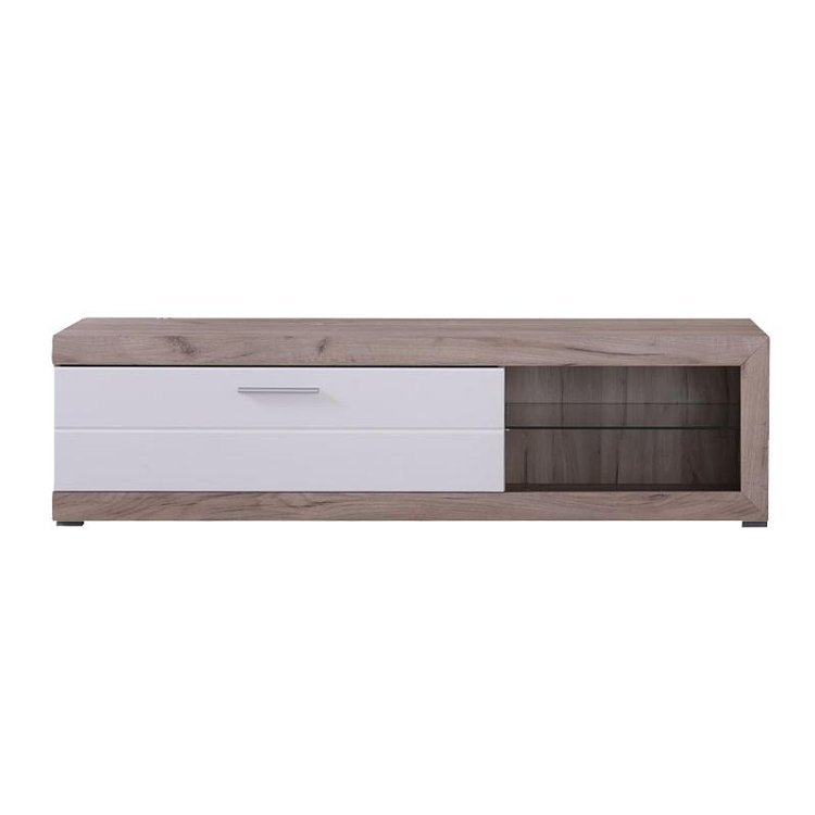 ΕΠΙΠΛΟ ΤΗΛΕΟΡΑΣΗΣ REMO GREY OAK / ΛΕΥΚΗ ΛΑΚΑ 162x41x43εκ 11008810