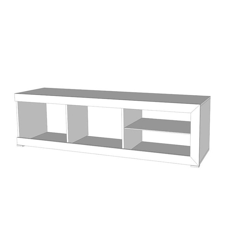 ΕΠΙΠΛΟ ΤΗΛΕΟΡΑΣΗΣ REMO GREY OAK / ΛΕΥΚΗ ΛΑΚΑ 162x41x43εκ 11008810