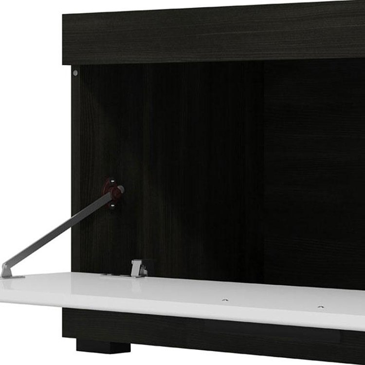 ΕΠΙΠΛΟ ΤΗΛΕΟΡΑΣΗΣ REMO ΜΑΥΡΟ / ΛΕΥΚΟ HIGH GLOSS FOIL 162x42x44εκ 11013494