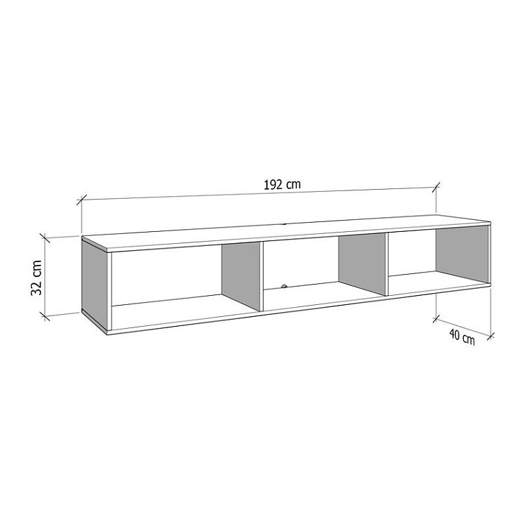 ΕΠΙΠΛΟ ΤΗΛΕΟΡΑΣΗΣ ROYAN TV 192 3K3V ARTISAN OAK ΧΡΩΜΑ 192x42x32εκ 11014458