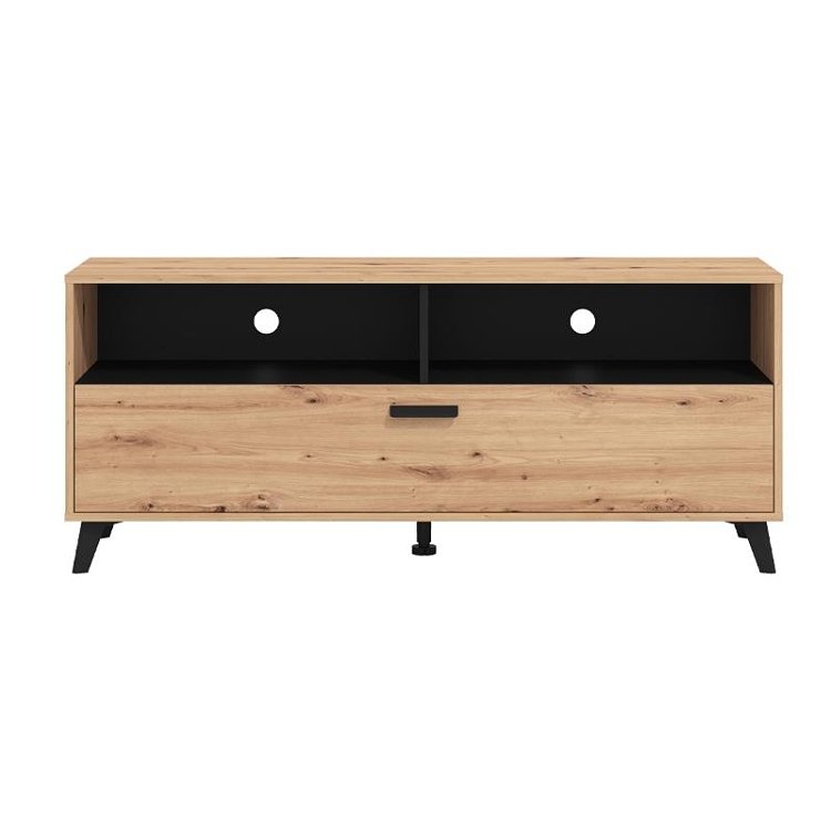 ΕΠΙΠΛΟ ΤΗΛΕΟΡΑΣΗΣ UMBRIA TV 140 ARTISAN-ΜΑΥΡΟ 137x40x57εκ 11011232
