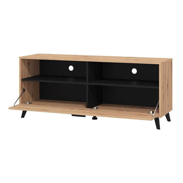 ΕΠΙΠΛΟ ΤΗΛΕΟΡΑΣΗΣ UMBRIA TV 140 ARTISAN-ΜΑΥΡΟ 137x40x57εκ 11011232
