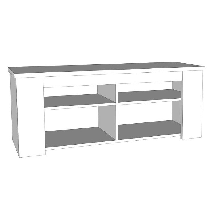 ΕΠΙΠΛΟ TV Kent 120 GREY OAK-WHITE OAK 122x43x49εκ 11008806