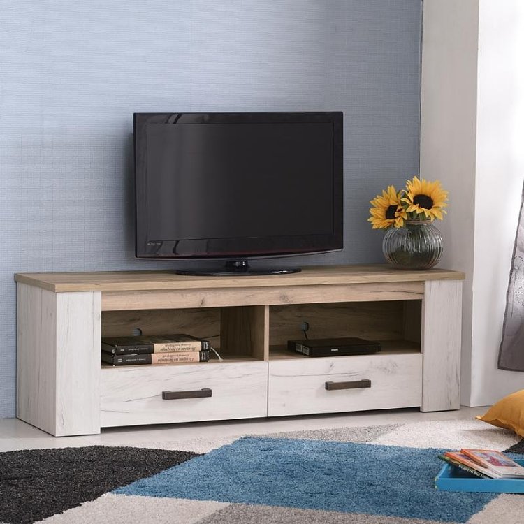 ΕΠΙΠΛΟ TV Kent 150 GREY OAK/WHITE OAK 151x43x49εκ knt 11008807