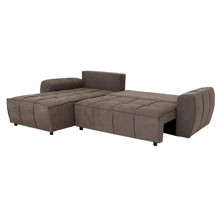 ΓΩΝΙΑΚΟΣ ΚΑΝΑΠΕΣ Fylliana Atlanta ΚΑΦΕ ΧΡΩΜΑ 265x190x95εκ 880-225-054