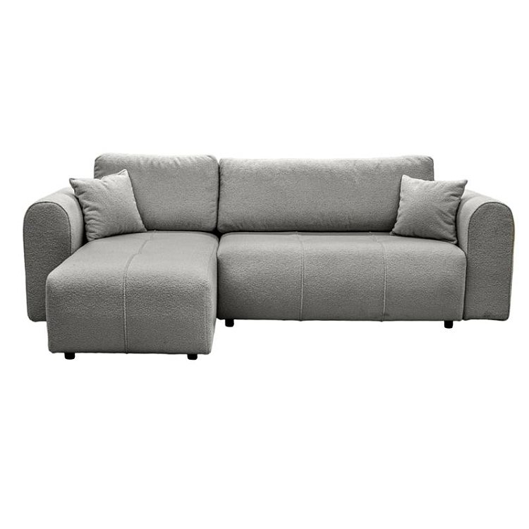 ΓΩΝΙΑΚΟΣ ΚΑΝΑΠΕΣ Fylliana Fiesta ΓΚΡΙ ΧΡΩΜΑ 265x165x95εκ 880-225-057