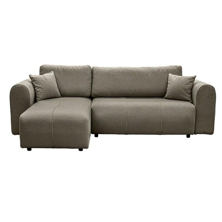 ΓΩΝΙΑΚΟΣ ΚΑΝΑΠΕΣ Fylliana Fiesta ΚΑΦΕ-ΜΠΕΖ ΧΡΩΜΑ 265x165x95εκ 880-225-056