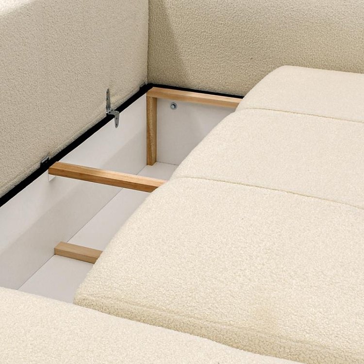 ΓΩΝΙΑΚΟΣ ΚΑΝΑΠΕΣ Fylliana Fiesta ΛΕΥΚΟ ΧΡΩΜΑ 265x165x95εκ 880-225-055