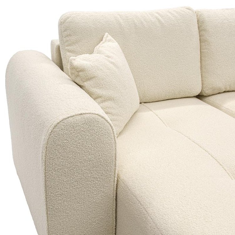 ΓΩΝΙΑΚΟΣ ΚΑΝΑΠΕΣ Fylliana Fiesta ΛΕΥΚΟ ΧΡΩΜΑ 265x165x95εκ 880-225-055