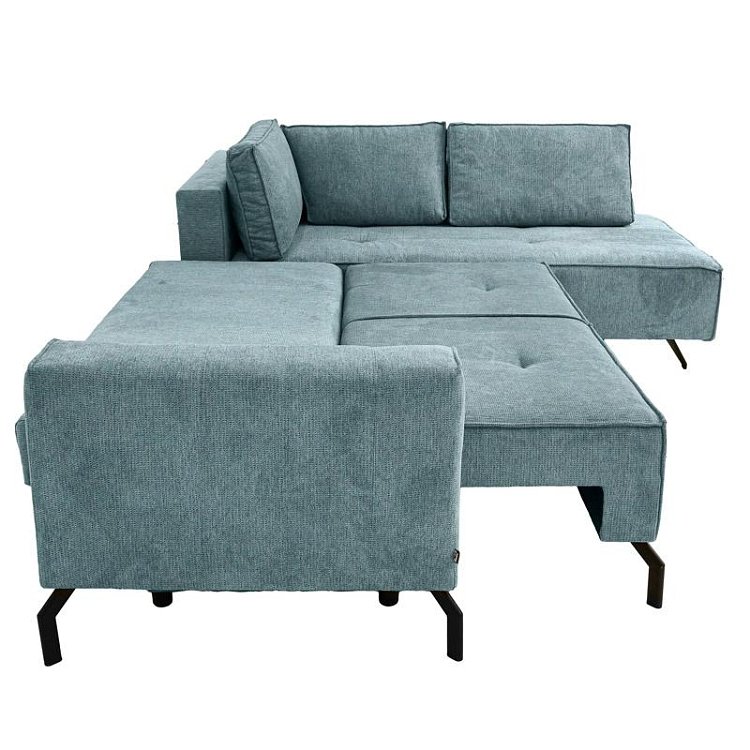ΓΩΝΙΑΚΟΣ ΚΑΝΑΠΕΣ Fylliana Madrid MINT ΧΡΩΜΑ 290x210x90εκ 880-225-051